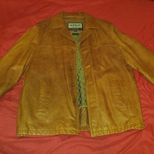 Wilson leather brown coat/jacket